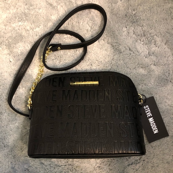 Steve Madden Handbags - Steve Madden BMarilyn Crossbody Black Logo